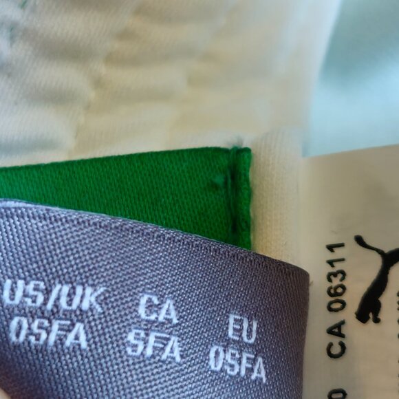 PUMA Arnold Palmer Green Umbrella Snapback Hat NWT OSFA - Picture 7 of 8